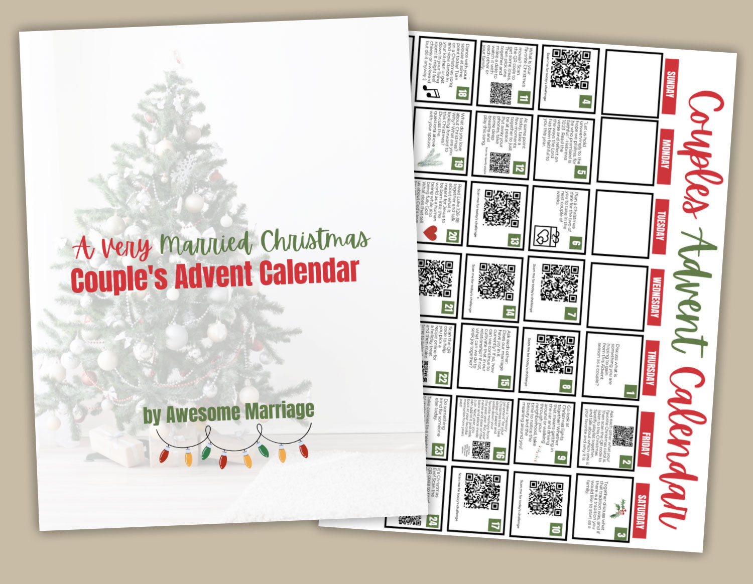 Couples Advent Calendar
